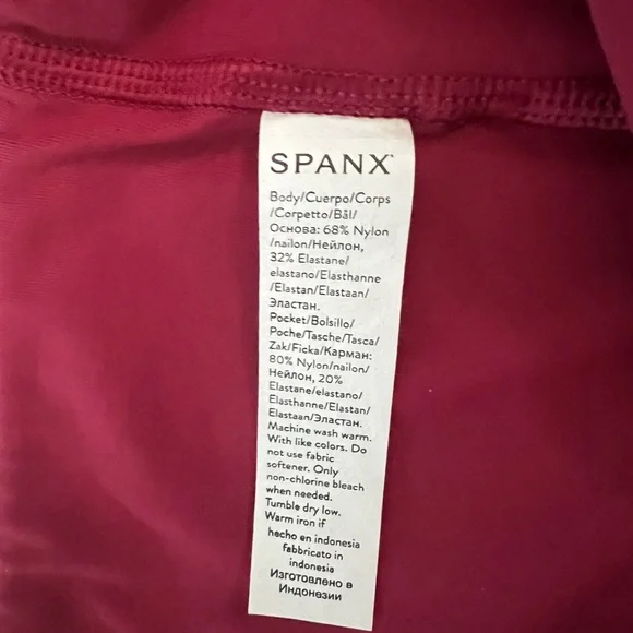 Spanx Booty Boost Leggings 7/8 Active Shaping Fitness Breathable Wicking New LG - Picture 6 of 10